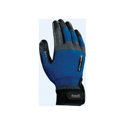 ANSELL 97-002 Cut Resistant Gloves,M,Blue/Black,PR 