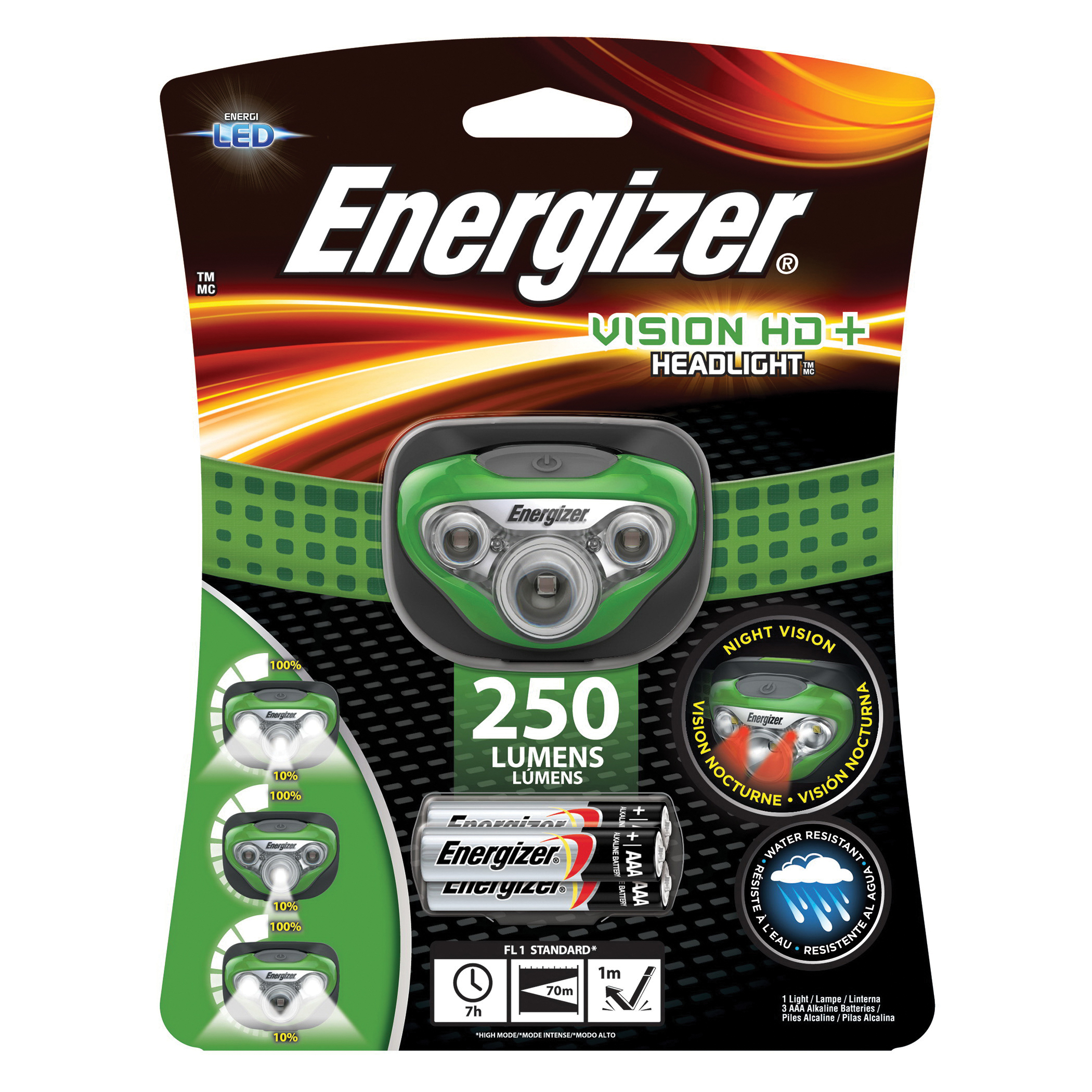 lunch Grijpen vluchtelingen Energizer® HDC32E Non-Rechargeable Headlamp, LED Bulb, 250 Lumens, 5 Bulbs  | Groves Industrial