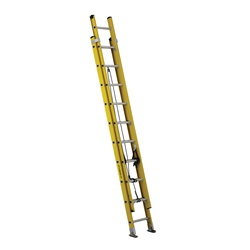 Featherlite® 6920 6900E Extra-Heavy Duty Extension Ladder, 20 ft OAL ...