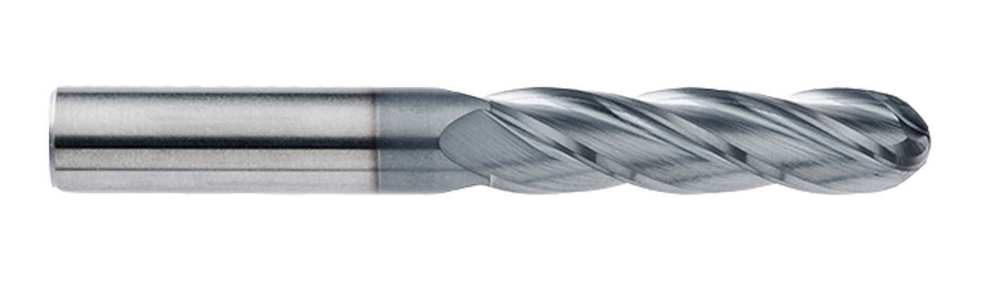 Imco Carbide 34516 Solid Carbide Ball End Mill, E14B, 1/4 in Dia