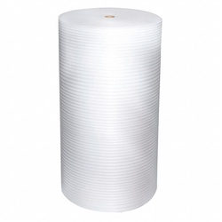 Groves Approved Packaging Foam Roll, 72 in W x 250 ft L x 1/4 in Thickness,  White