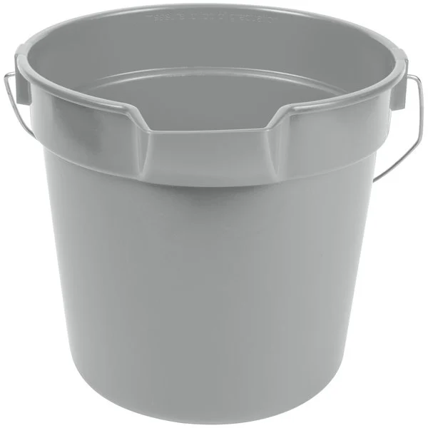 Rubbermaid 10 qt Utility Bucket Gray