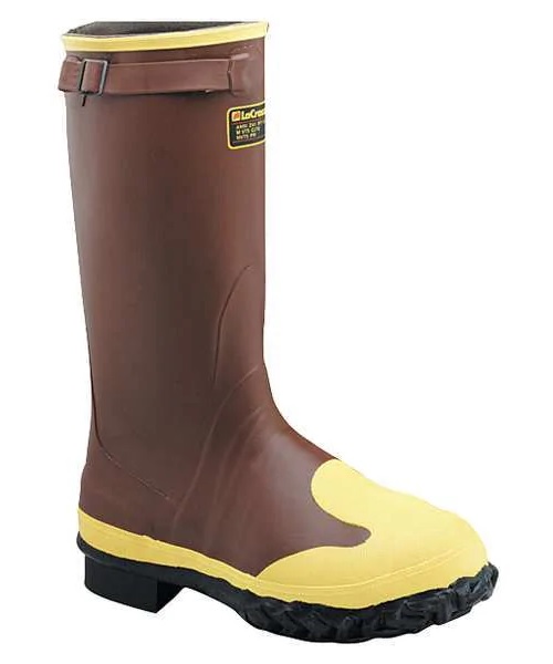 LaCrosse® 227050-07 Steel Toe Rubber Boots, 12 Size 7, Rust | Groves Industrial