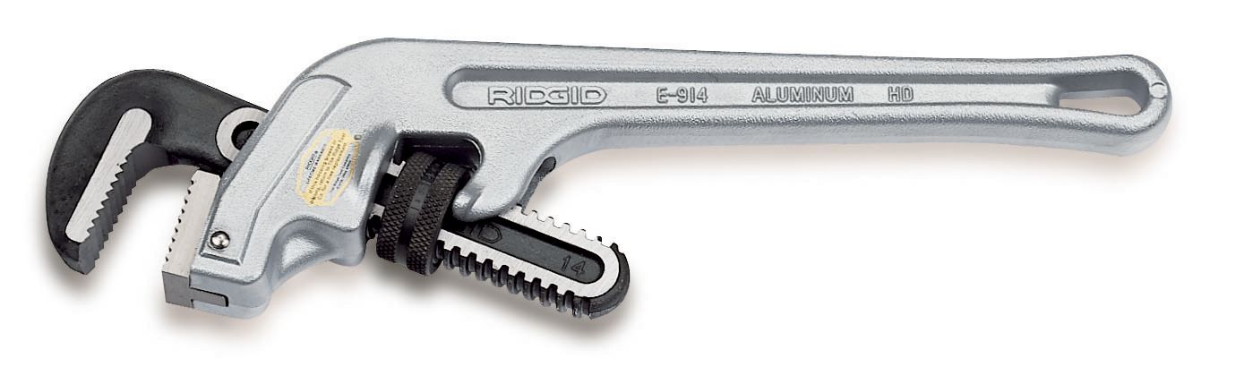 RIDGID 90122 18" End Pipe Wrench 2-1/2" Jaw Aluminum 