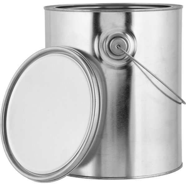 Krylon® .01505080-99 Empty Unlined Paint Can With Lid and Bail, 1 gal,  Metal