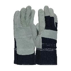 PRO-SAFE Size XL (10) Grain Goatskin General Protection Work Gloves for Work & Driver, Uncoated, Slip-On Cuff, Full Fingered, Gray, Paired 71-3601/XL