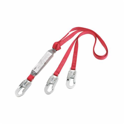 Fall Protection Cable Lanyard with Shock Absorber