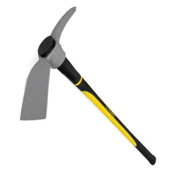 Truper® 31614 Pick With Rubber Grip, Mattock Head, 5 lb, Fiberglass ...