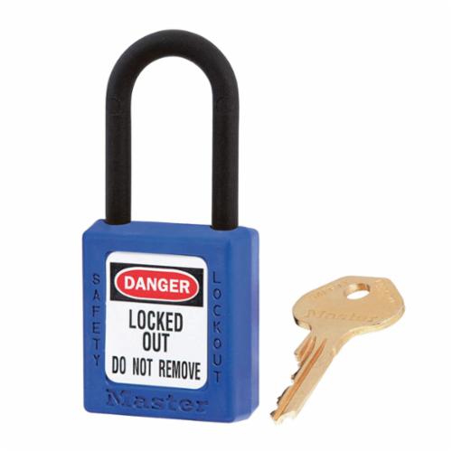 Master Lock® 406BLU Zenex™ 406 Dielectric Lockout Padlock
